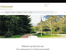 Tablet Screenshot of hetgiethmenseveld.nl